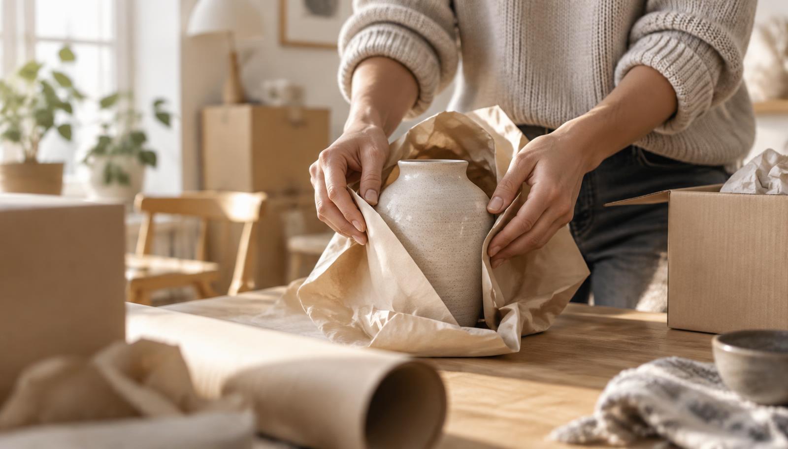 Flyttkartonger och packmaterial